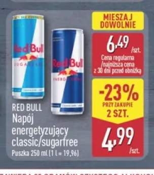 Napój energetyzujący Red Bull classic +1 wariant