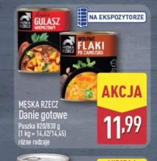 Danie gotowe gulasz wieprzowy Męska Rzecz +1 wariant