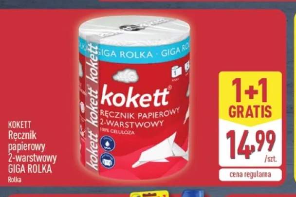 Ręcznik papierowy 2-warstwowy Giga Rolka Kokett