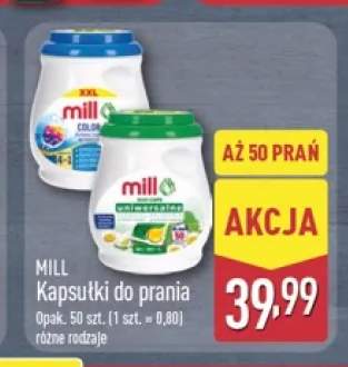 Kapsułki do prania Mill