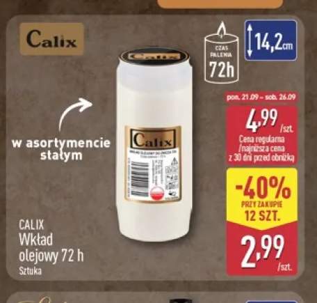 Wkład olejowy 72 h Calix