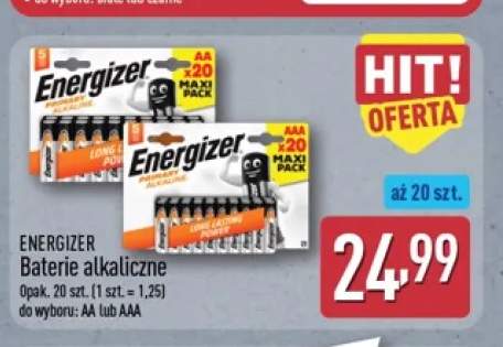Baterie alkaliczne Aa Energizer +1 wariant