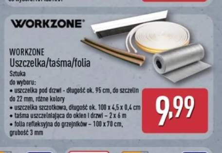 Uszczelka pod drzwi Workzone +3 warianty