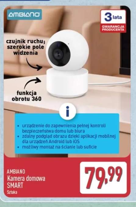 Kamera domowa Smart Ambiano