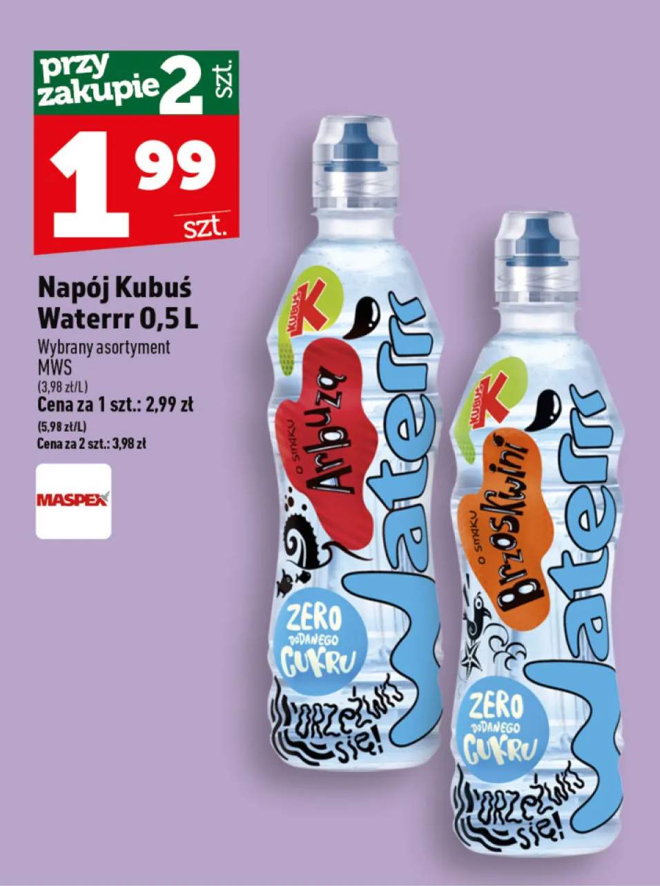 napój niegazowany