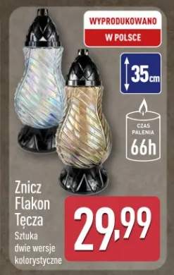 Znicz flakon Tęcza