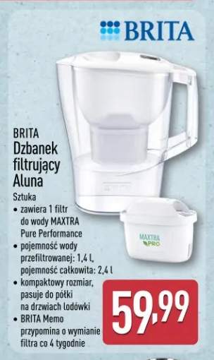 Dzbanek filtrujący Aluna Brita