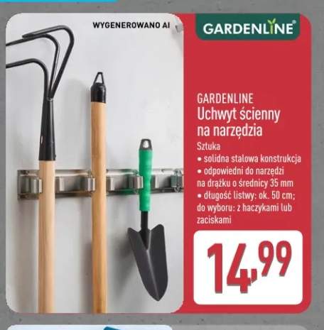 Uchwyt ścienny na narzędzia Gardenline