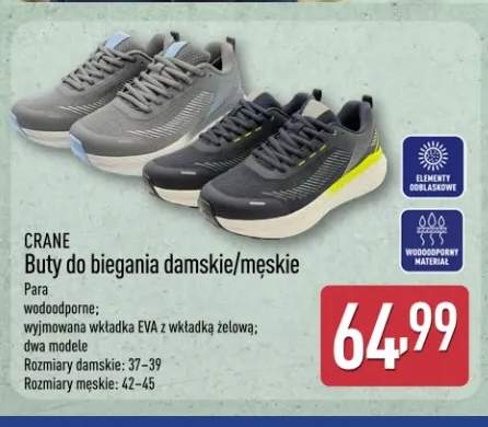 Buty do biegania damskie/męskie Crane