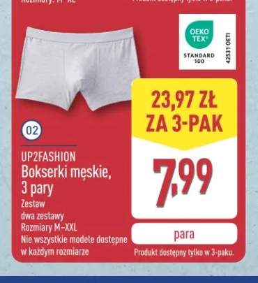 Bokserki męskie 3-pak UP2FASHION