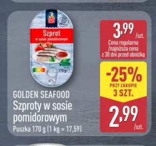 Szproty w sosie pomidorowym Golden Seafood