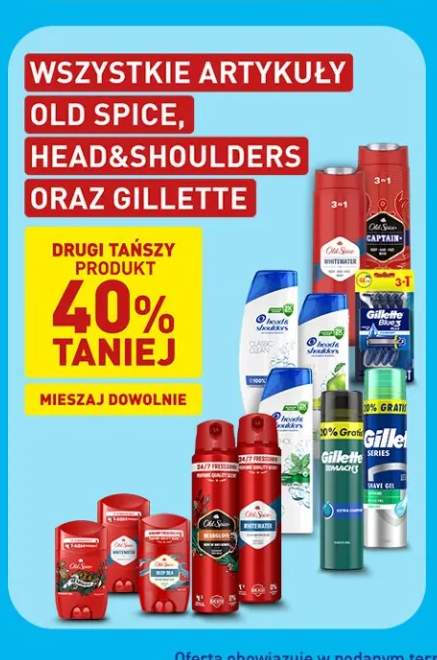 Artykuły Spice, Head & Shoulders oraz Gillette +10 wariantów