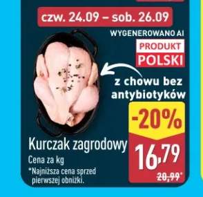 Kurczak zagrodowy z chowu bez antybiotyków