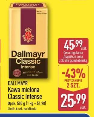 Kawa mielona Classic Intense Dallmayr
