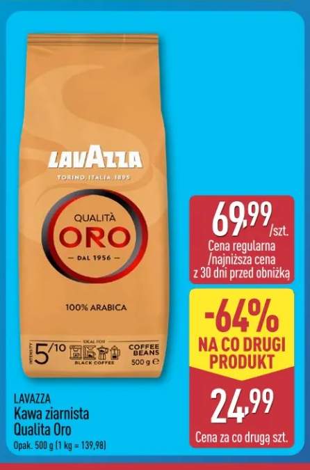 Kawa ziarnista Qualita Oro Lavazza