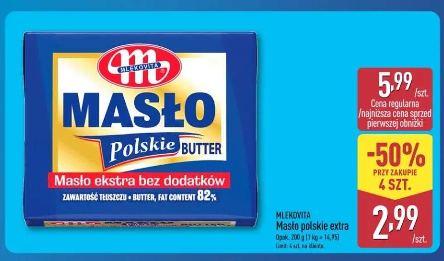 Masło polskie extra Mlekovita
