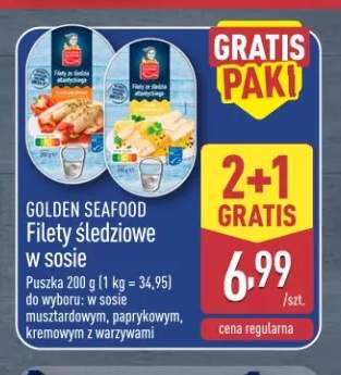 Filety śledziowe w sosie musztardowym Golden Seafood
