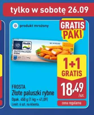 Złote paluszki rybne Frosta
