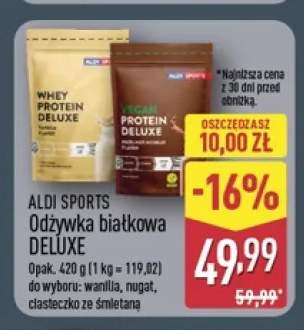 Odżywka białkowa Deluxe wanilia Aldi Sports +2 warianty