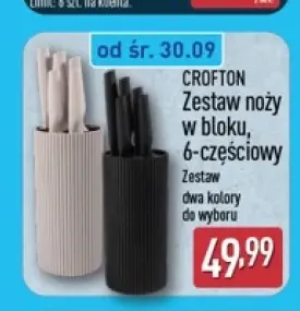 Zestaw noży w bloku 6-częściowy Crofton