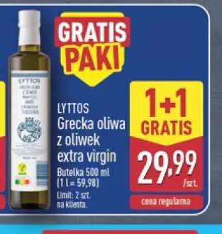 Grecka oliwa z oliwek extra virgin Lyttos