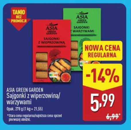 Sajgonki z wieprzowiną Asia Green Garden +1 wariant