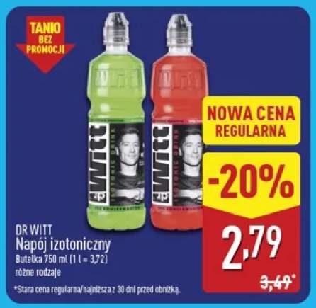 Napój izotoniczny kaktus Dr Witt +1 wariant