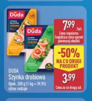 Szynka gotowana drobiowa Duda +1 wariant