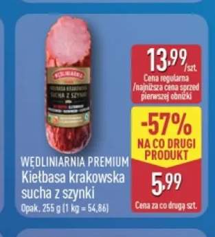 Kiełbasa krakowska sucha z szynki Wędliniarnia Premium