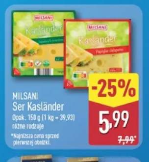 Ser Kasländer łagodny & orzechowy Milsani +1 wariant