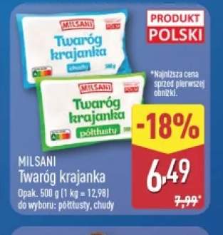 Twaróg krajanka chudy Milsani +1 wariant