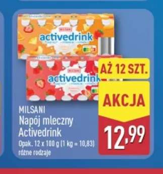 Napój mleczny Activedrink 12-pak Milsani
