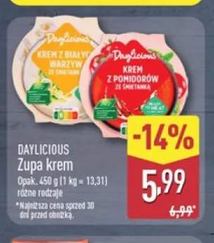 Zupa krem z białych warzyw ze śmietanką Daylicious +1 wariant