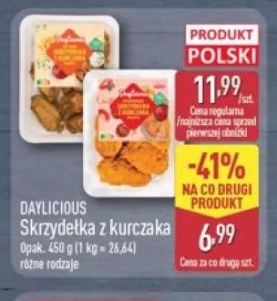 Skrzydełka z kurczaka pieczone Daylicious +1 wariant