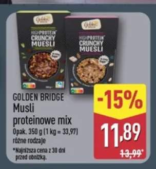 Musli proteinowe mix Golden Bridge
