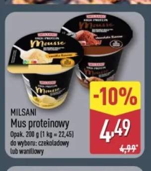 Mus proteinowy czekoladowy Milsani +1 wariant