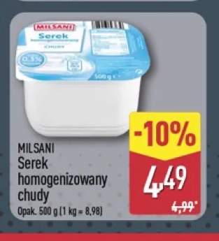 Serek homogenizowany chudy Milsani