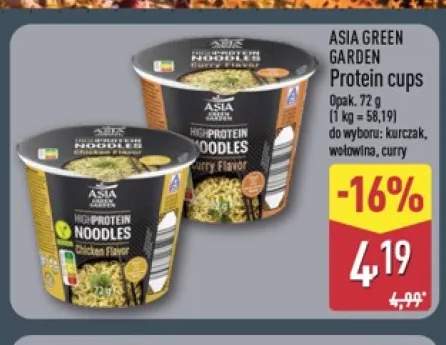 Protein cups wołowina Asia Green Garden +2 warianty
