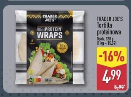 Tortilla proteinowa Trader Joe's