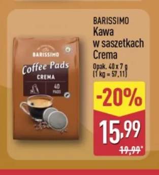 Kawa w saszetkach Crema Barissimo