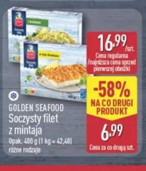 Soczysty filet z mintaja z brokułami Golden Seafood +1 wariant