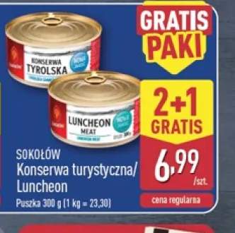 Konserwa turystyczna Sokołów +1 wariant
