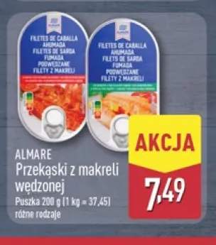 Przekąski z makreli wędzonej Almare