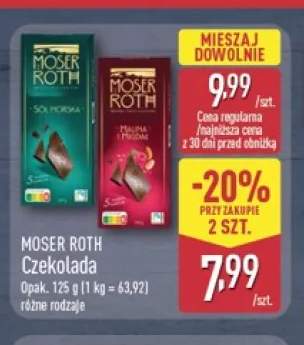 Czekolada Sól Morska Moser Roth +1 wariant