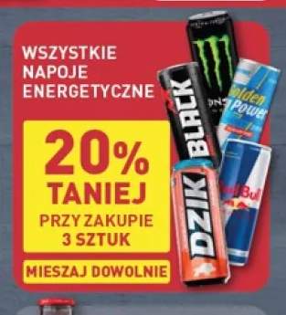 Napoje energetyczne +5 wariantów