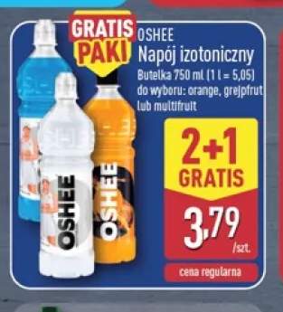 Napój izotoniczny Oshee grejpfrut +2 warianty