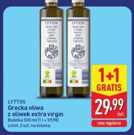 Grecka oliwa z oliwek extra virgin Lyttos