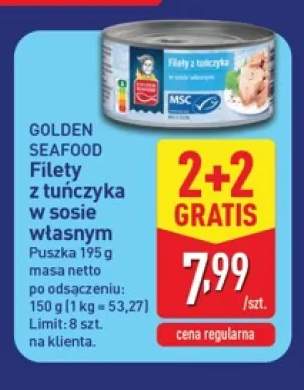 Filety z tuńczyka w sosie własnym Golden Seafood