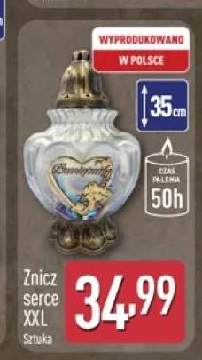 Znicz serce Xxl
