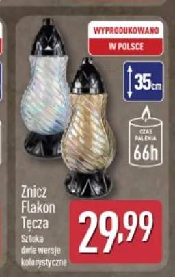 Znicz flakon Tęcza